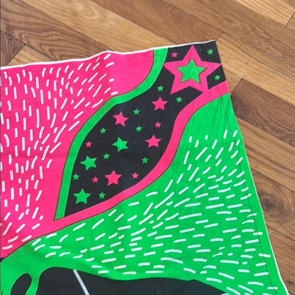 Lush Organic Cotton Fabric Halloween shawl